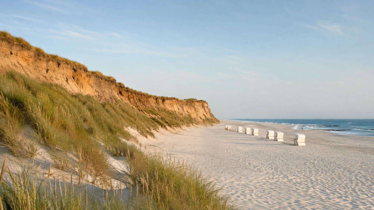 Dünen und Weststrand auf Sylt