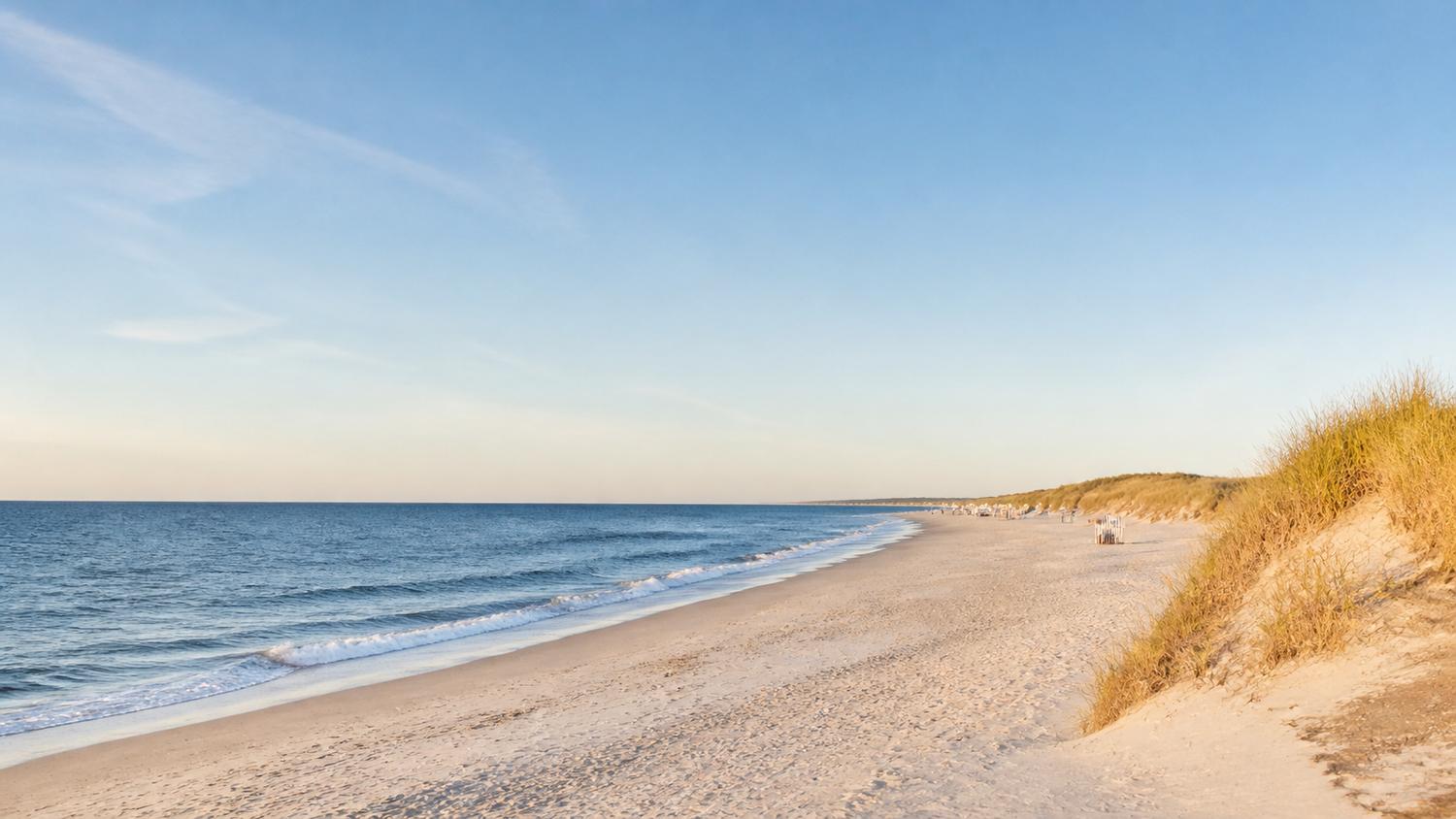 Zwölf Kilometer Sandstrand bei Ording