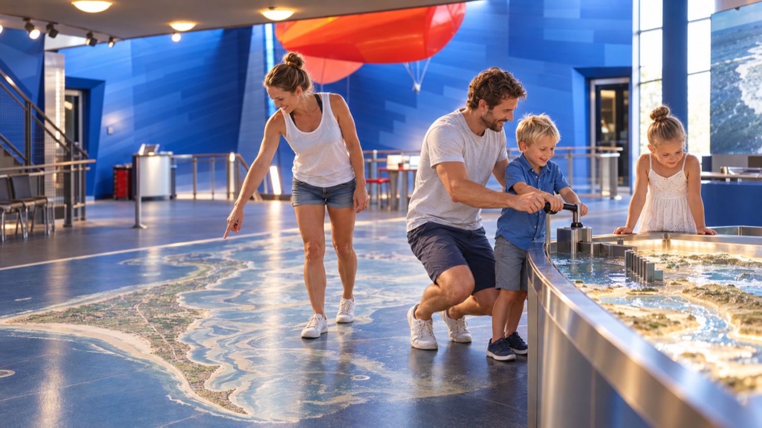 Familienausflug in List, auch bei Regen