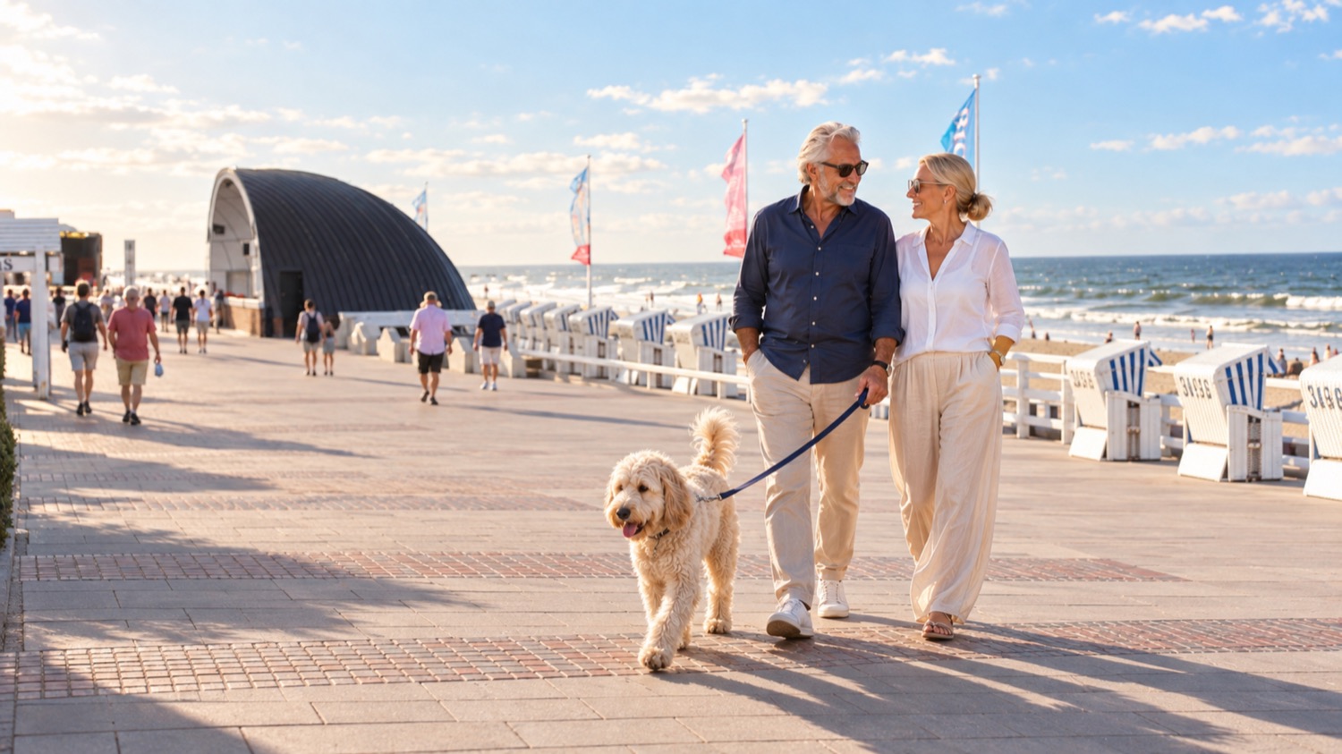 Auf der Promenade in Westerland
